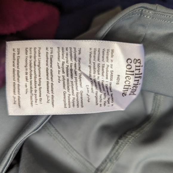 Girlfriend Collective Lagoon Compressive Pocket Legging XS - Picture 8 of 8